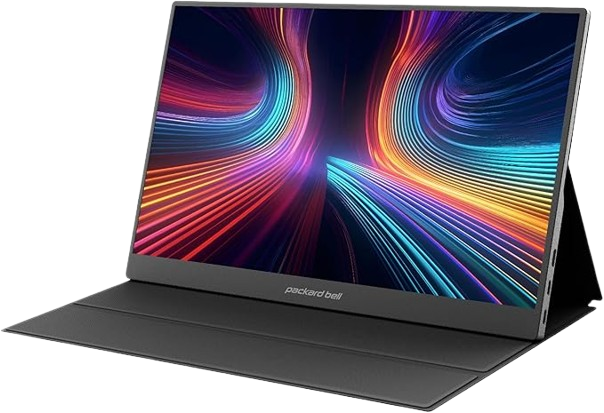 15.6" Portable FHD 1080P Monitor – Ultra-Slim IPS Display with USB-C & HDMI