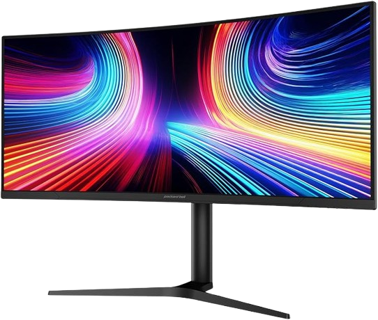 34-inch Ultrawide Curved Gaming Monitor, WQHD 3440x1440, 178° Viewing Angle