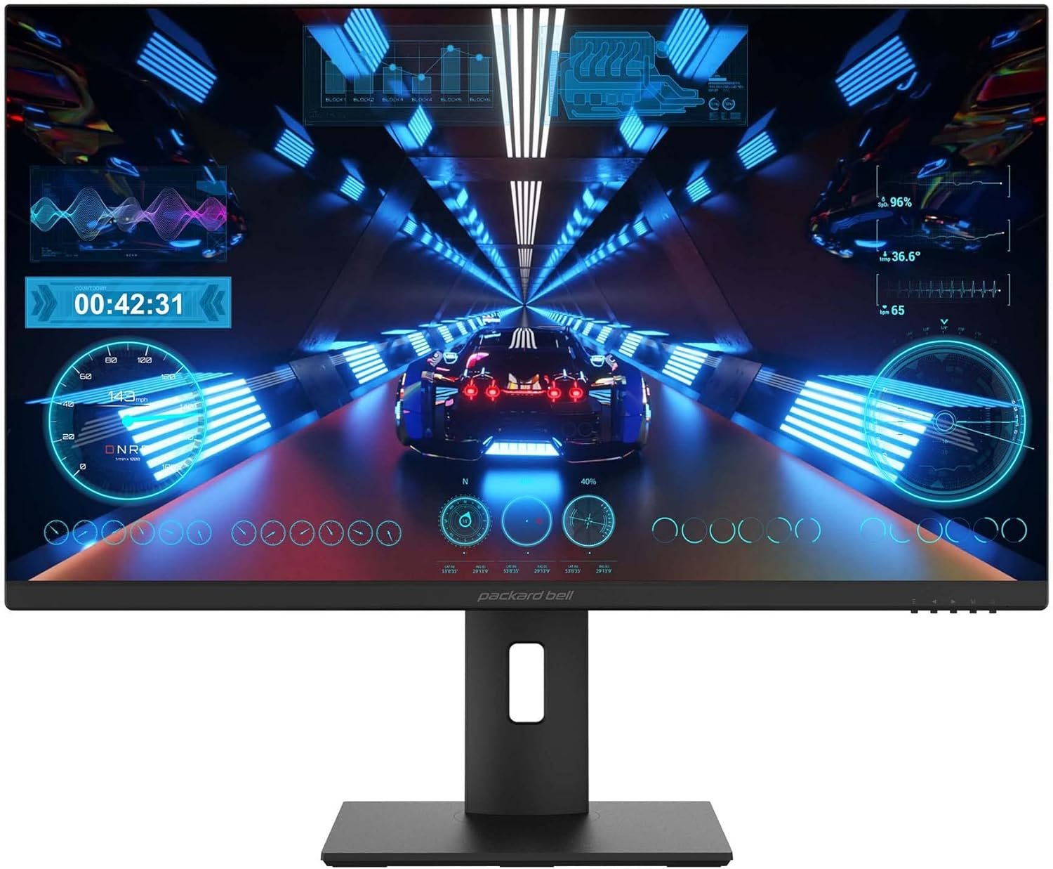 15.6" Portable FHD 1080P Monitor – Ultra-Slim IPS Display with USB-C & HDMI